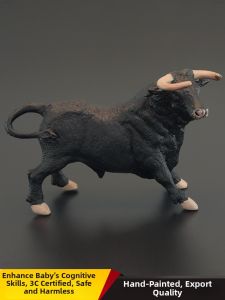 MENGSILE | Educational Realistic Spanish Bull Model Gift