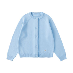 KECHU | Parent-Child Warm Goat Cashmere Blend Knit Cardigan