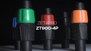 Jack Spikon 4 Pin Zetapro & Jack Speakon Male ZETAPRO ZT900-4P