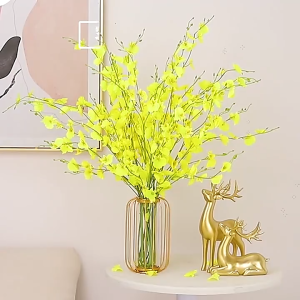 Nordic Minimalist Gold Wire Vase / Wrought Iron Vase – Suitable for Modern Home Decor & Gifting