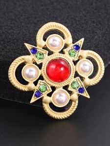 Viman Classic Original Design Retro Court Chest Pin สําหรับเสื้อผ้าระดับไฮเอนด์อุปกรณ์เสริมอเนกประสงค์พร้อมเข็มกลัดขนาดเล็กคงที่