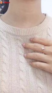 Cincin Emas Mas Asli Model Mulan J5 Ismoyo