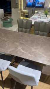 Solid Ceramic Extendable dining table Premium Modern Design Extension Table