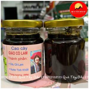 (SALE KHỦNG 30%=60%) Cao Giảo cổ lam Sapa 7 lácỏ thầƞ kỳ ( lọ sành 200gr) giúp hạ huyết áp  trường sinh bất lão - Hàng công ty Thảo dượᴄ Việt - Qùa Tây Bắc 27