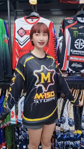 เสื้อลายM-150 ไม่มีลิมิต ชีวิตเกินร้อย แขนยาว เนื้อผ้ากีฬาไมโครซับลายเกรดAพรีเมี่ยม