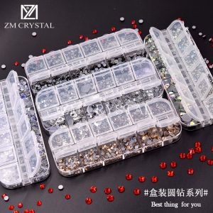 ZM DIY Boxed Nail Drill Glass Drill Box Ultra Shiny Mixed White Nail Drill Bright Nail Drill Beauty Tool Any Skin Type