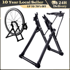 Bicycle Wheel Truing Stand Foldable Professional Bike Rims Correction Stand Bike Wheel Repair Calibration Tool Rack Wheel Holder Bicycle Wheel Maintenance Wheel Truing Stand Bike Bicycle Tire Truing Stand Foldable Home Mechanic Truing Stand