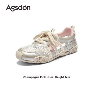 Agsdon | Breathable Womens Casual Training Shoes Thick Sole