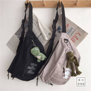 South Korea Ins Dark Fan Bag Japanese Style Harajuku Hongkong Style Street Shot Ulzzang Messenger Bag Female Cycling Fixed Gear Backpack