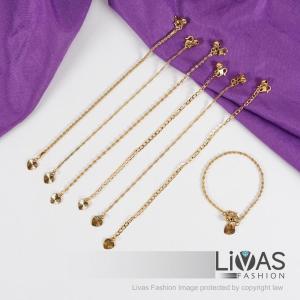 Gelang Tangan Perempuan Emas Bangkok Cop Emas Koreaan Style Viral Set OOTD Bracelet For Women Aesthetic BFF Girls Fashion LIVAS