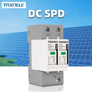 DC SPD Surge Protective Device 600V 800V 1000V 2P 20KA 40KA 60KA Voltage Protector Solar PV Photovoltaic Lightning Arrester