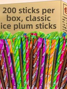 Sour Plum Flavor Retro Nostalgic Snack Bars