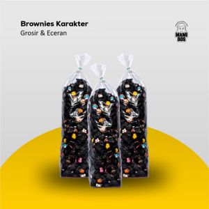 Brownies Karakter / Kue Cibi Berat 1 Kg /0.5 Kg (Set Kg) Harga Grosir Termurah | Camilan Mami Bos