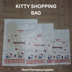 (25 pcs) - Kitty Shopping bag  plastic bag  take out bag