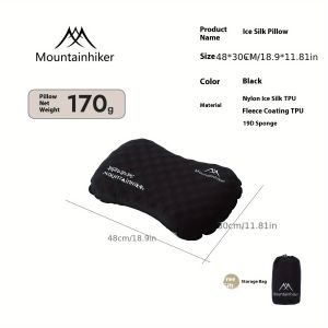 Mountainhiker | Mountaineering Inflatable Pillow - Soft Quiet Washable Must-Have for All Seasons Camping Travel Camping Essentials