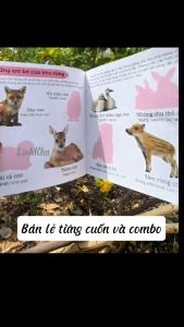 Sách bóc dán sticker phát triển ngôn ngữ và nhận biết cho bé từ 3 tuổi (song ngữ AV - lẻ tuỳ chọn) Đinh Tị