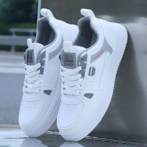 Black White Panda Mens Sneakers Leather Upgraded Spring Summer Sporty Casual Shoes Waterproof Low Top round Toe Rubber Sole
