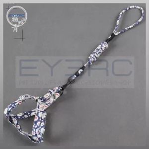 Adjustable Flower Print Harness with Leash