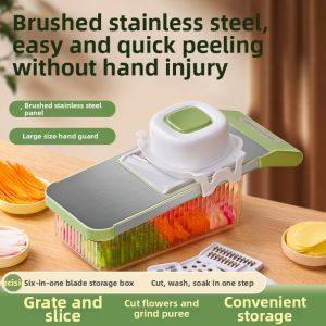 Multi-function Vegetable Slicer Dicer Grater Stainless Steel