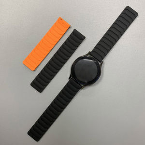 20mm 22mm Magnetic Loop Silicone Strap For AMAZFITBIP Max 6 5/Active/BALANCE 2 3/GTR/GTS 4 Band Replace For Samsung Galaxy Watch