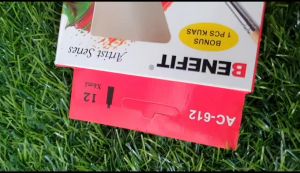 (1TUBE ISI 12WARNA)BENEFIT CAT ACRYLIC AC-612