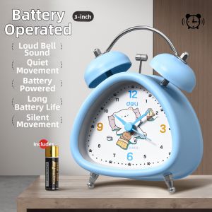 deli | Low Noise Student Mechanical Alarm Clock