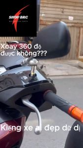 [ Spark 360 ] Kiếng chiếu hậu kiểu spark xoay 360 độ gập ra vô được ( SL: 1 cái bên trái)
