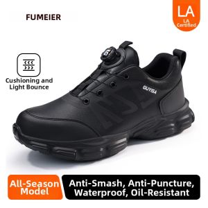 GUYISA | Waterproof Impact-Resistant Puncture-Proof Insulated Steel-Plated Durable Summer Safety Shoes