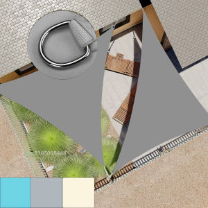 Multi-size Triangle Sun Shade Sail Waterproof Outdoor Garden Patio Party Sunscreen Awing Sun Canopy For Beach Camping Pool