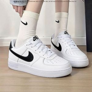 Nike | Giày Thể Thao Air Force 1 Trắng cho Bé Lớn