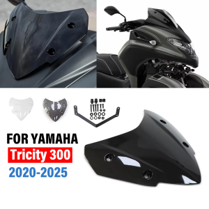 Motorcycle Sports Front Windscreen FOR YAMAHA FOR Tricity 300 2020-2025 Windshield Wind Deflectors Viser Visor Screen Fairing