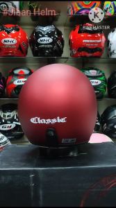HELM BOGO RETRO PRIA WANITA SNI JM CLASSIC KACA CEMBUNG ORIGINAL TERBARU