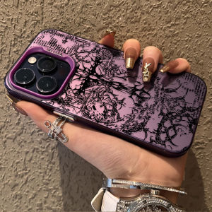 Bandai | Ốp Điện Thoại iPhone Họa Tiết Gothic Thorn Cross Mark Màu Tối Chống Xước Hai Lớp PC Dành Cho 12 13 Pro Max XS XR Plus 8 7 SE 2020