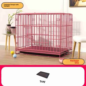 FEIZHUXIANSEN | Automatic Waste Removal Dog Cage for Medium to Large Dogs with Built-in Toilet