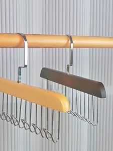 ไม้แขวนเสื้อ 8ตะขอ ไม้แขวนอเนกประสงค์ รับน้ําหนัก แข็งแรง ประหยัดพื้นที่