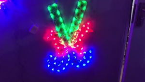Dancing Christmas Parol / Lantern Design Light Eye-Dazzling LED LIghts Decorations