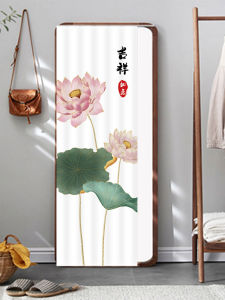 Chinese Style Full Body Mirror Curtain Dustproof Floor-Length Dressing Table Mirror Cover No-Punching Required Bedroom Decor