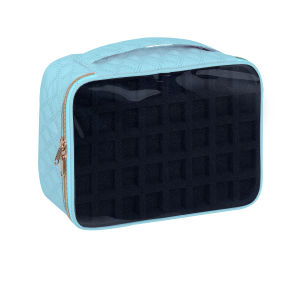 Bộ Hộp Đựng Sơn Móng Tay Trong Suốt Thời Trang Bộ Du Lịch - 40 Lọ Chất Liệu Vải Polyester Bền Chắc Dành Cho Người Yêu Thích Làm Móng Có Khóa Kéo