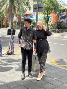 COUPLE SET PREMIUM SEMBODO BATIK FLORIST