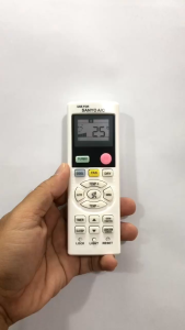 Remote Dùng Cho Máy Lạnh SANYO Điều Khiển Điều Hòa SAP-KCRV12WGS Kèm Pin AAA