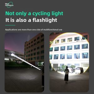 MONLEYTA | Germany Bicycle Night Ride Front Light Super Bright Rechargeable Flashlight Mountain Bike Rainproof Cycling Equipment