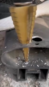 【READY STOCK】Titanium Step Drill Bit/Straight Spiral Hex/Tower Drill Bit/Hexagonal Handle/Metal Cone Opener Power Tool