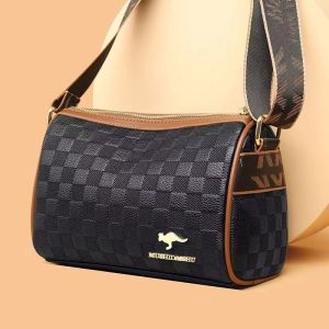 Trendy Retro Leather Pillow Bag Crossbody Single Shoulder Bag for Spring Summer 2024 Fashionable Versatile Handbag