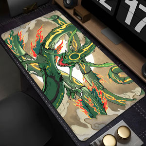 Bandai | Mouse Pad Pokemon Gyarados 90x40cm Large Rubber Computer Gaming Accessories Mousepad Extended Desk Mat Locking Edge Gamer Carpet
