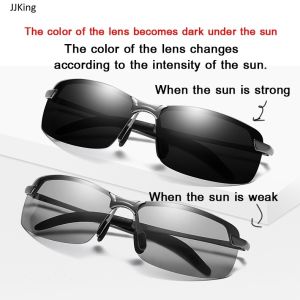 Color-changing Day and Night Vision Sunglass Mens Polarized Driving Glasses All-match UV Protection Riding Goggles Women Eyeglass Men Sports Spectacles Photochromic