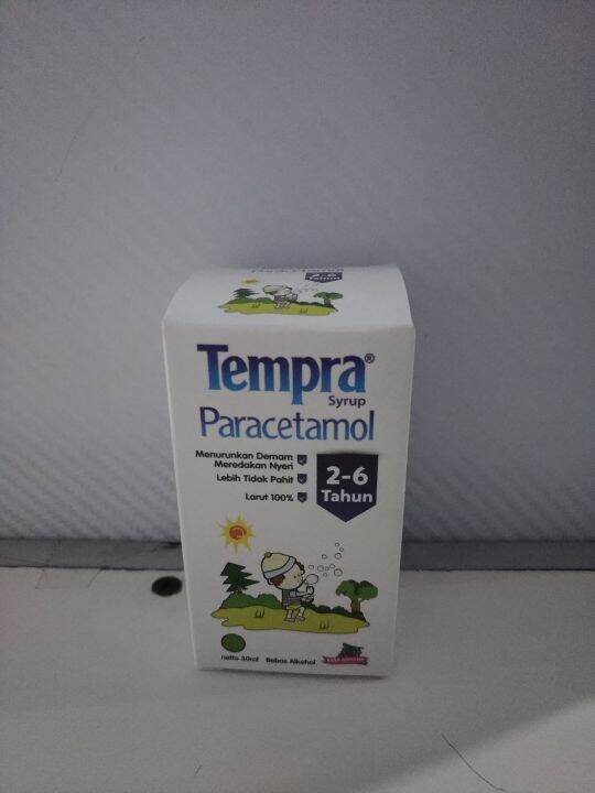 tempra sirup syrup 30 ml rasa anggur paracetamol obat demam turun panas anak 2-6 tahun