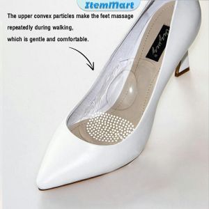 ItemMart Womens Shoes Non-slip Anti-pain Insole High-heeled Insole Silicone Forefoot Pad