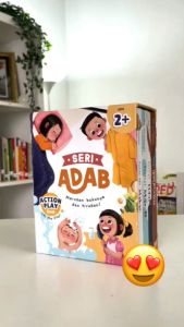 (Growtheseed) Buku Saatnya Tidur Action Play Book Adab Sehari-hari Flip Flap Growtheseed Buku Islami Anak