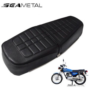 SEAMETAL Anti-Slip Motorcycle Seat Cover Leather Seat Cushion Waterproof Protector Pad