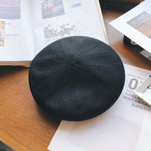 Mũ Lưỡi Trai Beret Mùa Hè Cho Nữ Phong Cách Hàn Quốc Phong Cách Anh Cổ Điển Mỏng Đa Năng Kiểu Trung Hoa Phong Cách Họa Sĩ Thoáng Khí